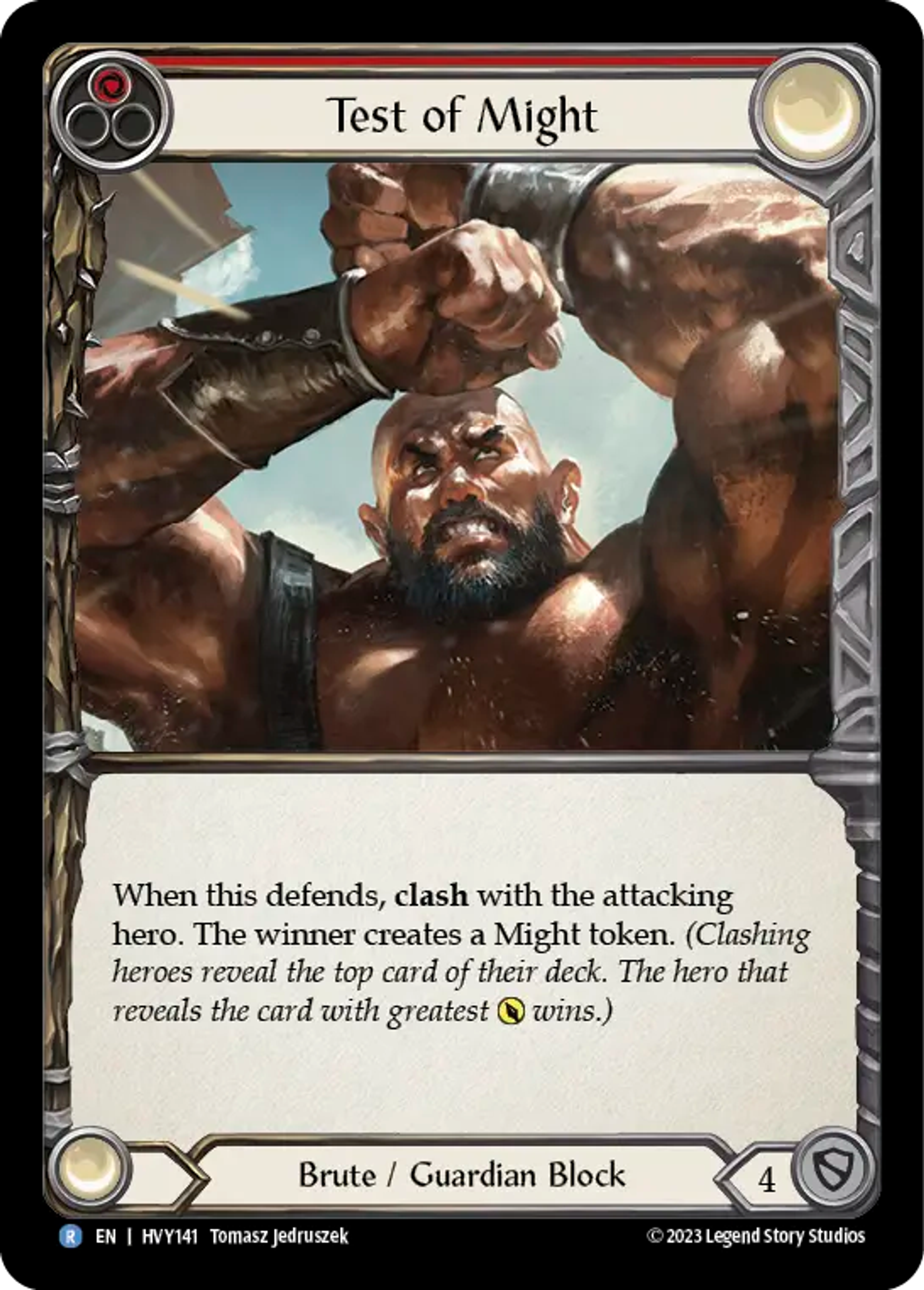 Épreuve de puissance — Heavy Hitters — Flesh and Blood