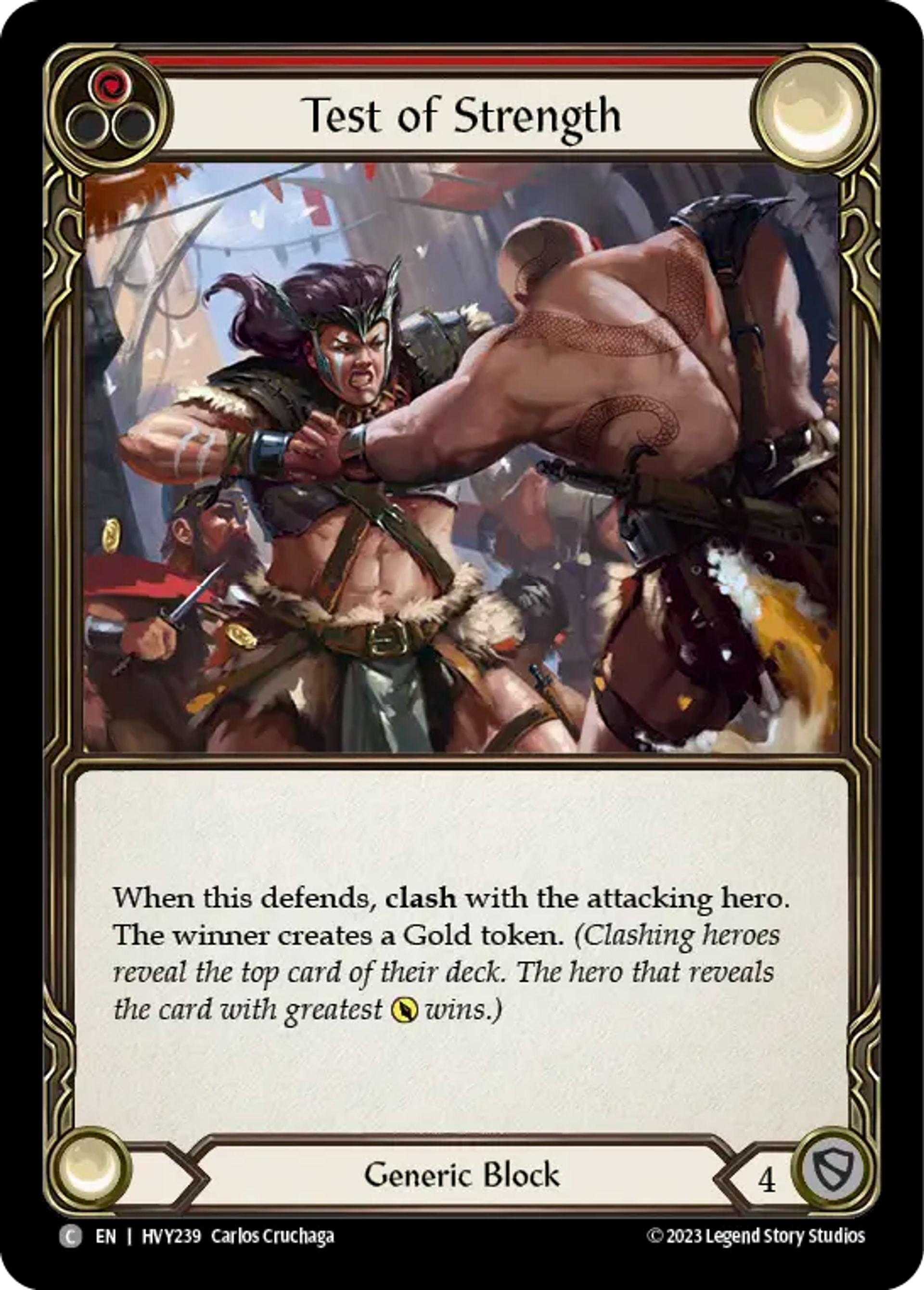 Test of Strength (Red) — Heavy Hitters — Flesh and Blood