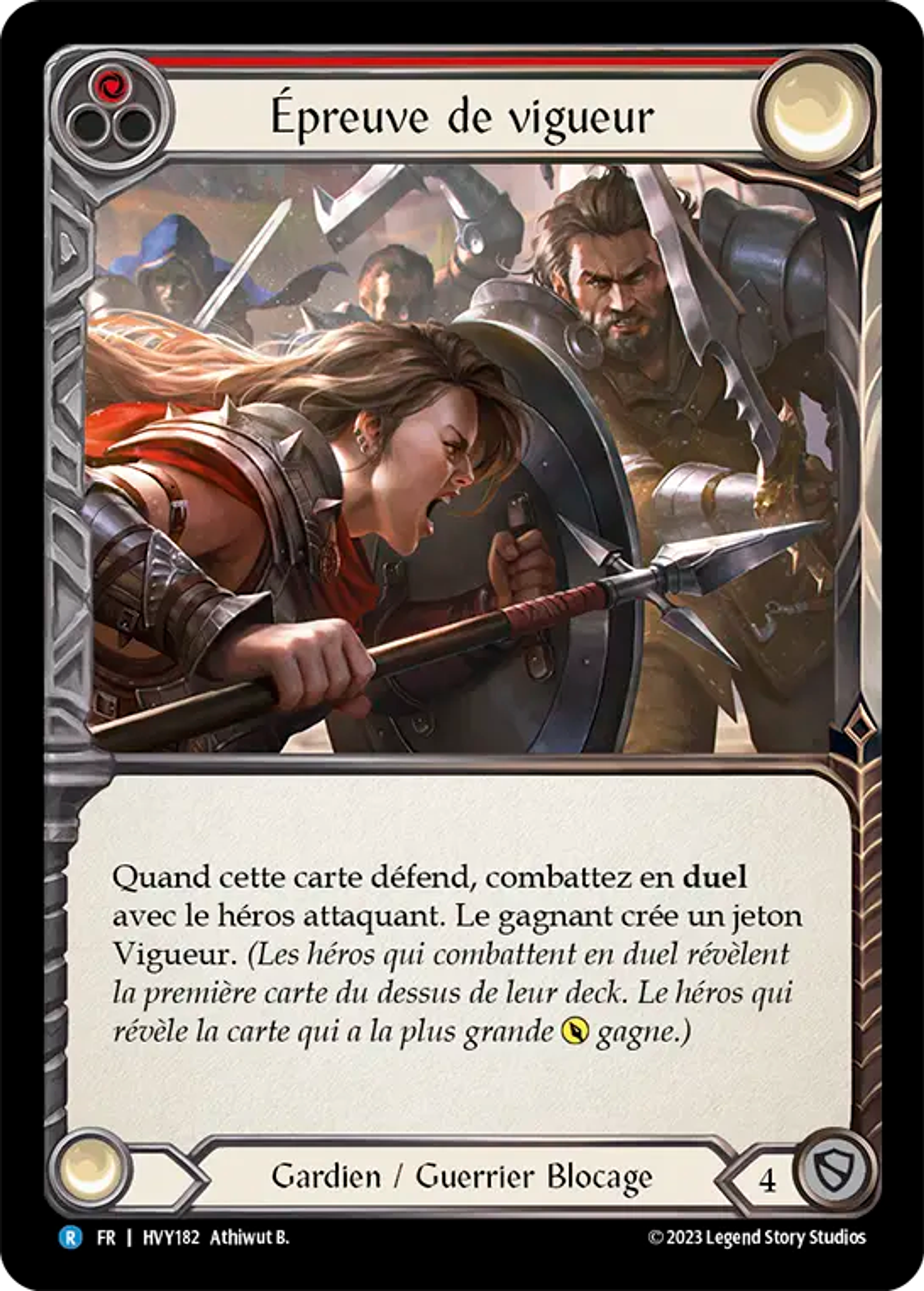 Épreuve de vigueur — Heavy Hitters — Flesh and Blood