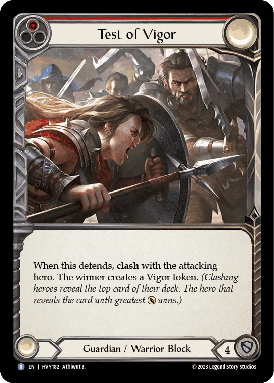 Test of Vigor (Red) — Heavy Hitters — Flesh and Blood