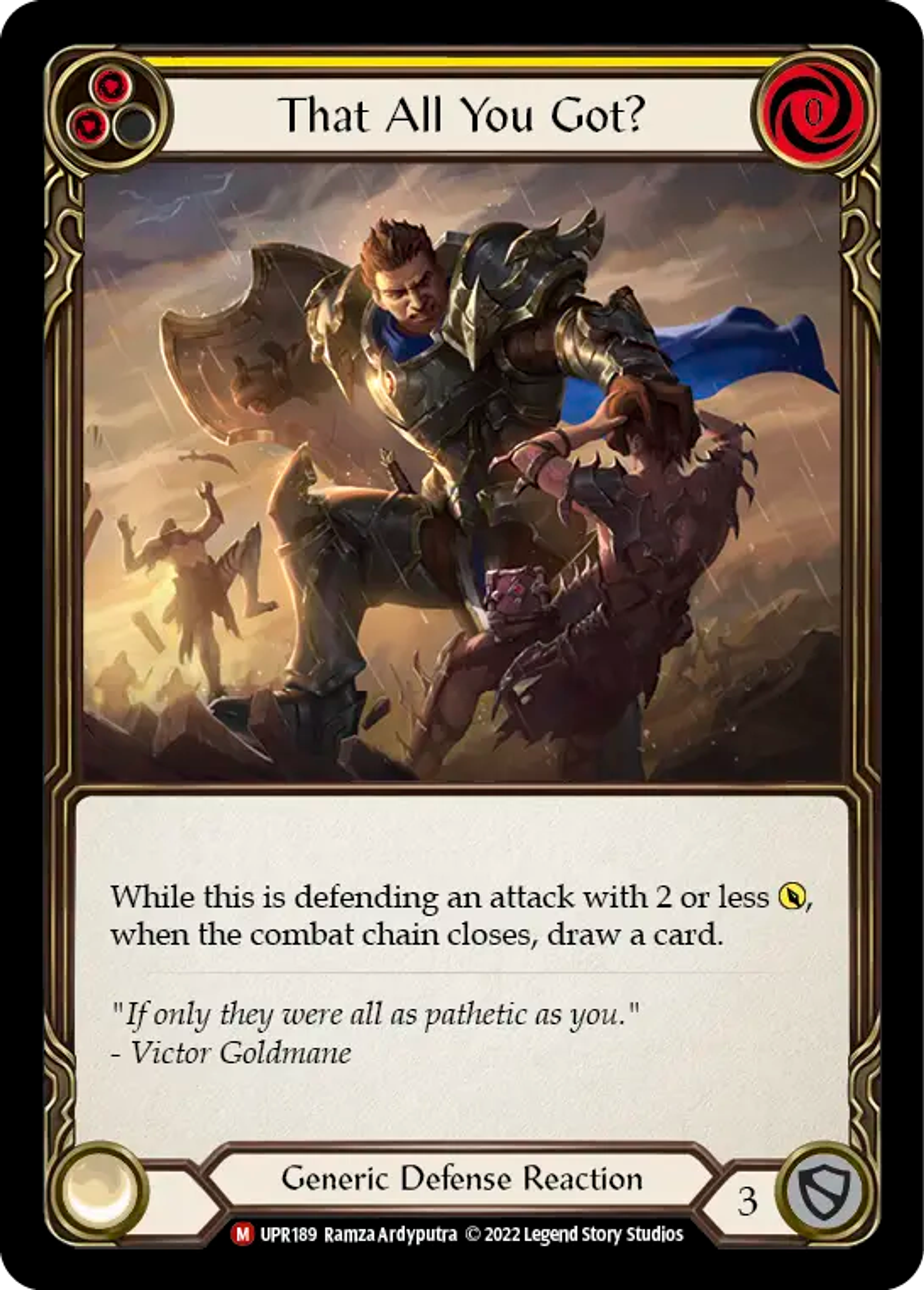 That All You Got? — Uprising — Flesh and Blood