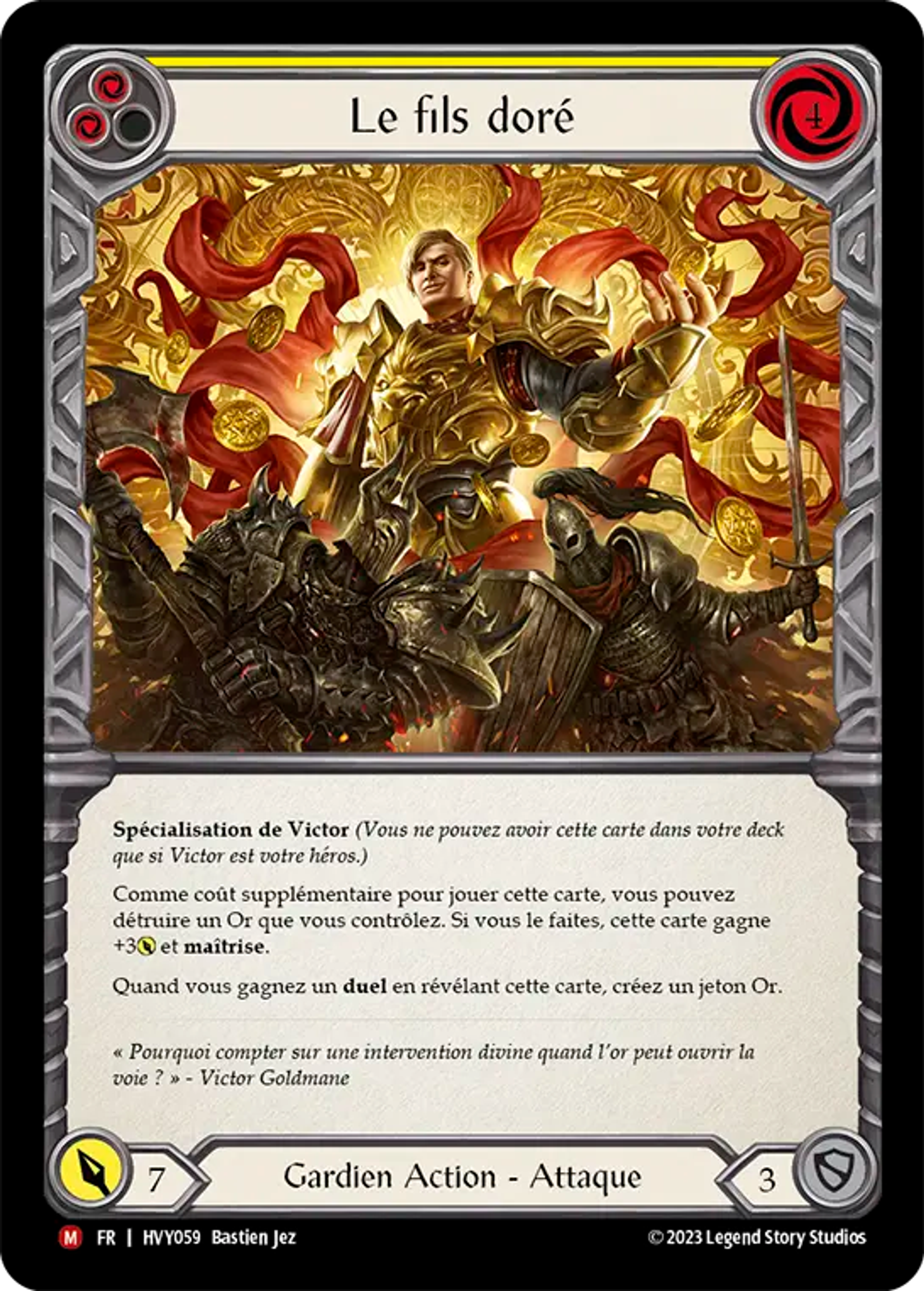 Le fils doré — Heavy Hitters — Flesh and Blood