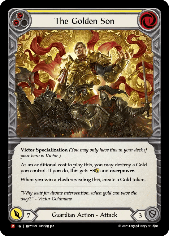 The Golden Son — Heavy Hitters — Flesh and Blood