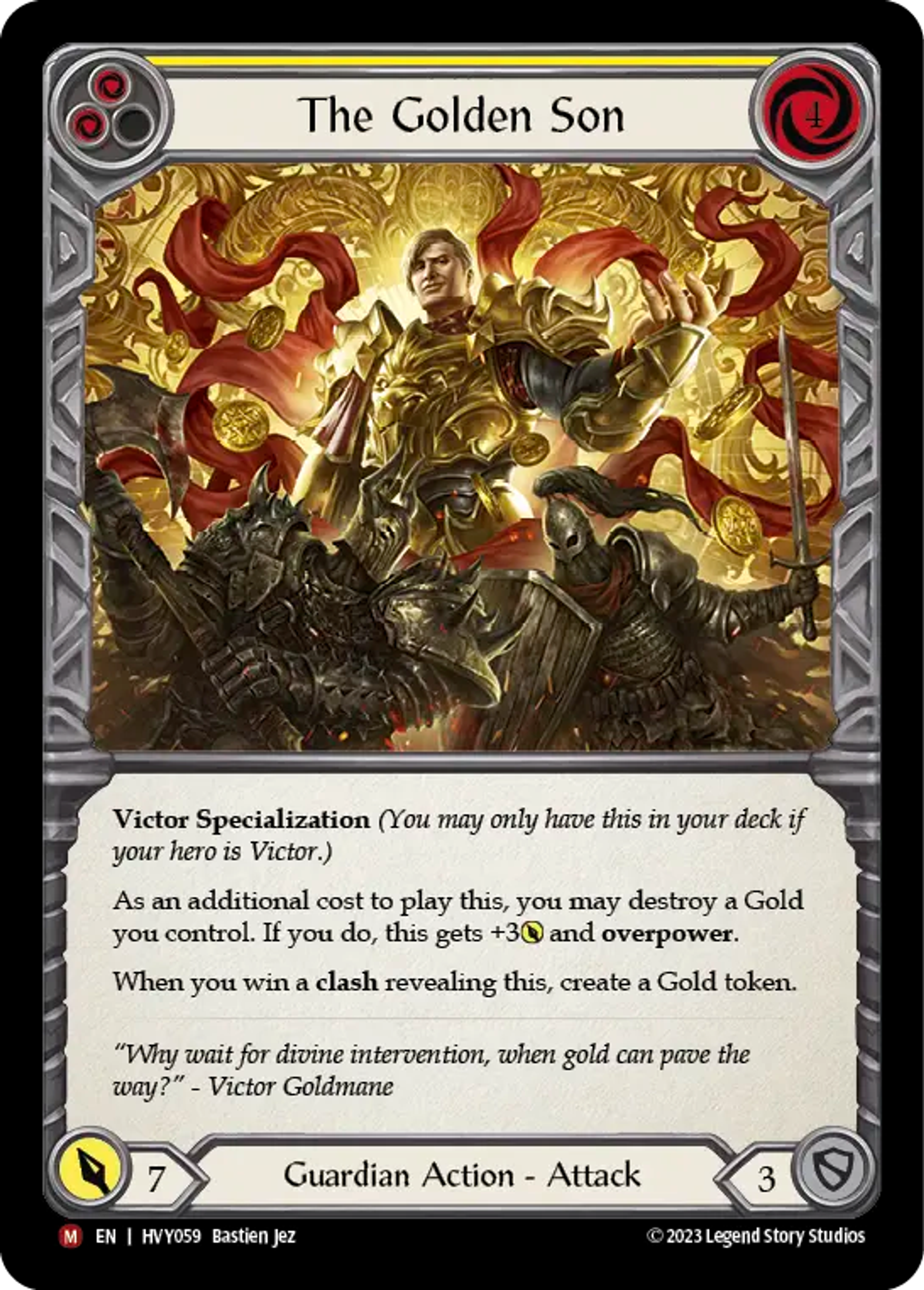 The Golden Son — Heavy Hitters — Flesh and Blood