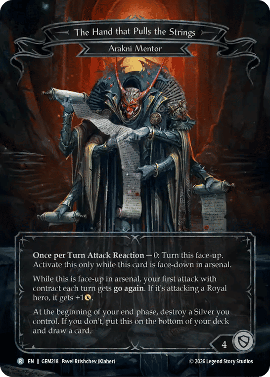 The Hand that Pulls the Strings — GEM - Pack 6 — Flesh and Blood