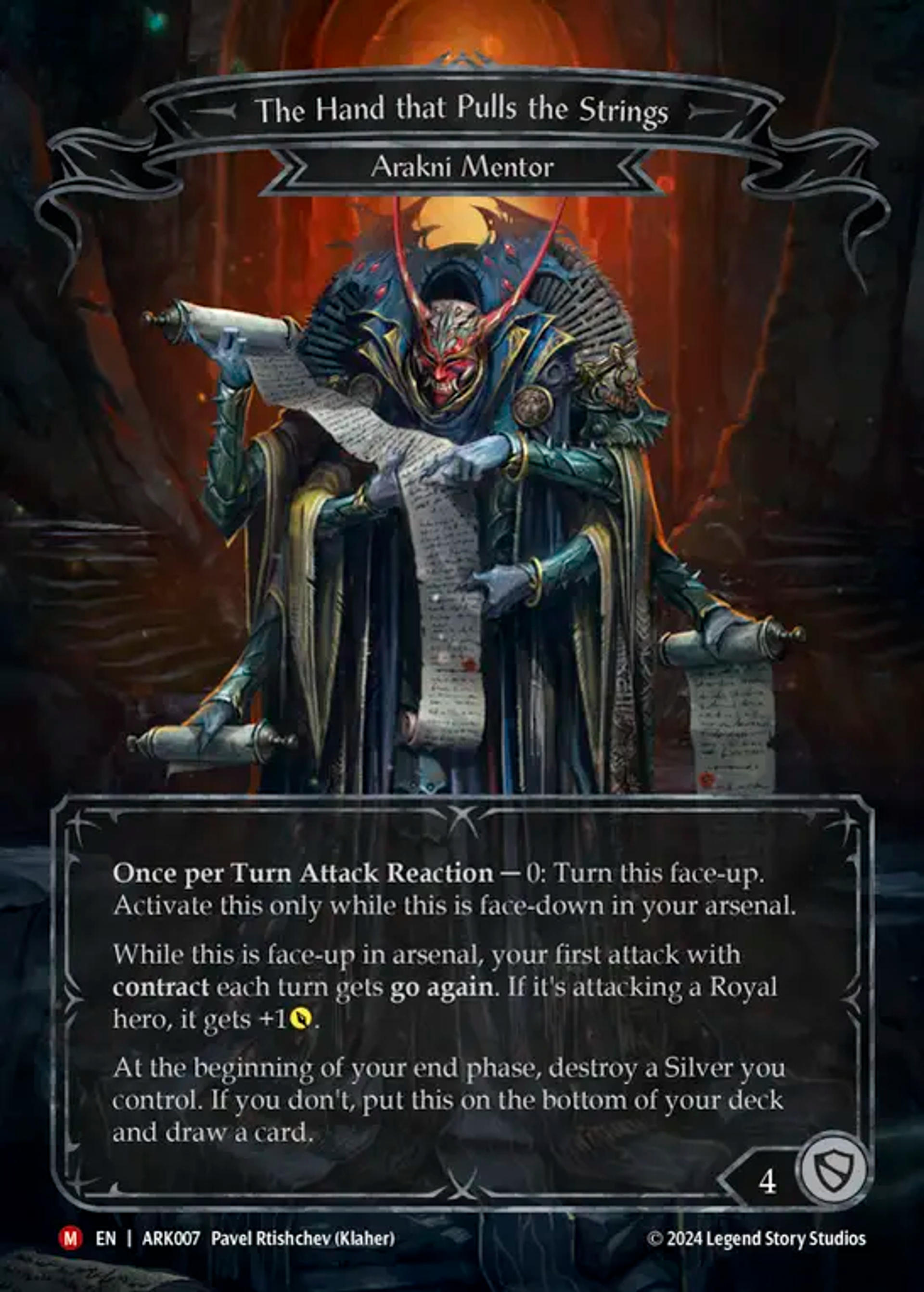 The Hand that Pulls the Strings — The Hunted Blitz Deck - Arakni — Flesh and Blood