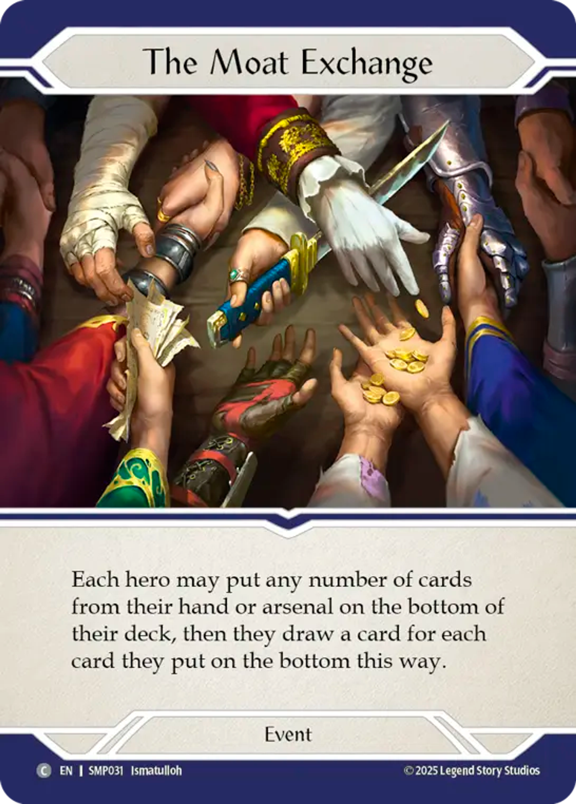 The Moat Exchange — Smash Palace — Flesh and Blood