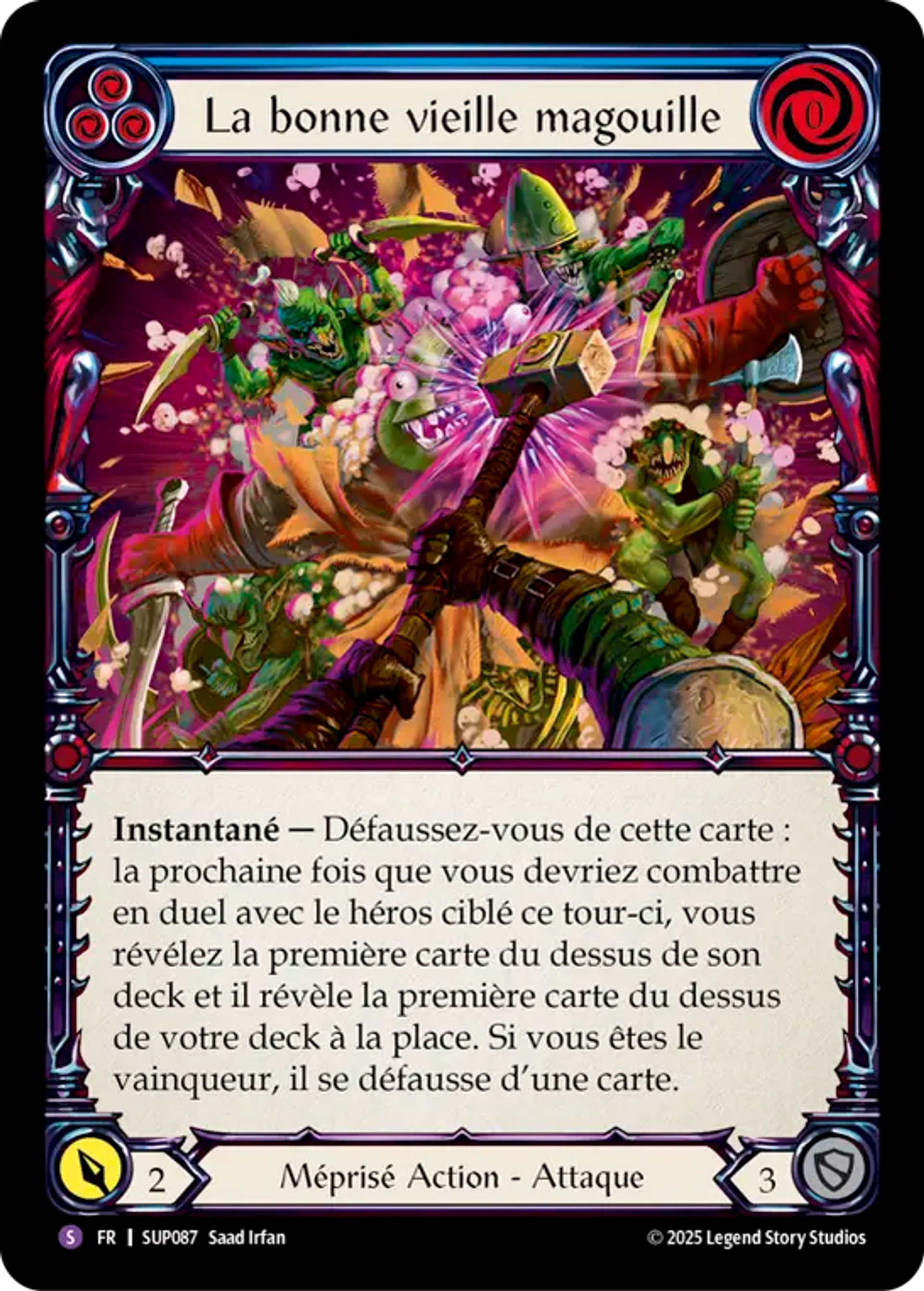 La bonne vieille magouille — Super Slam — Flesh and Blood