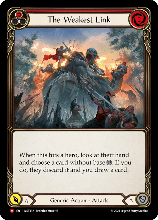 The Weakest Link — Part the Mistveil — Flesh and Blood