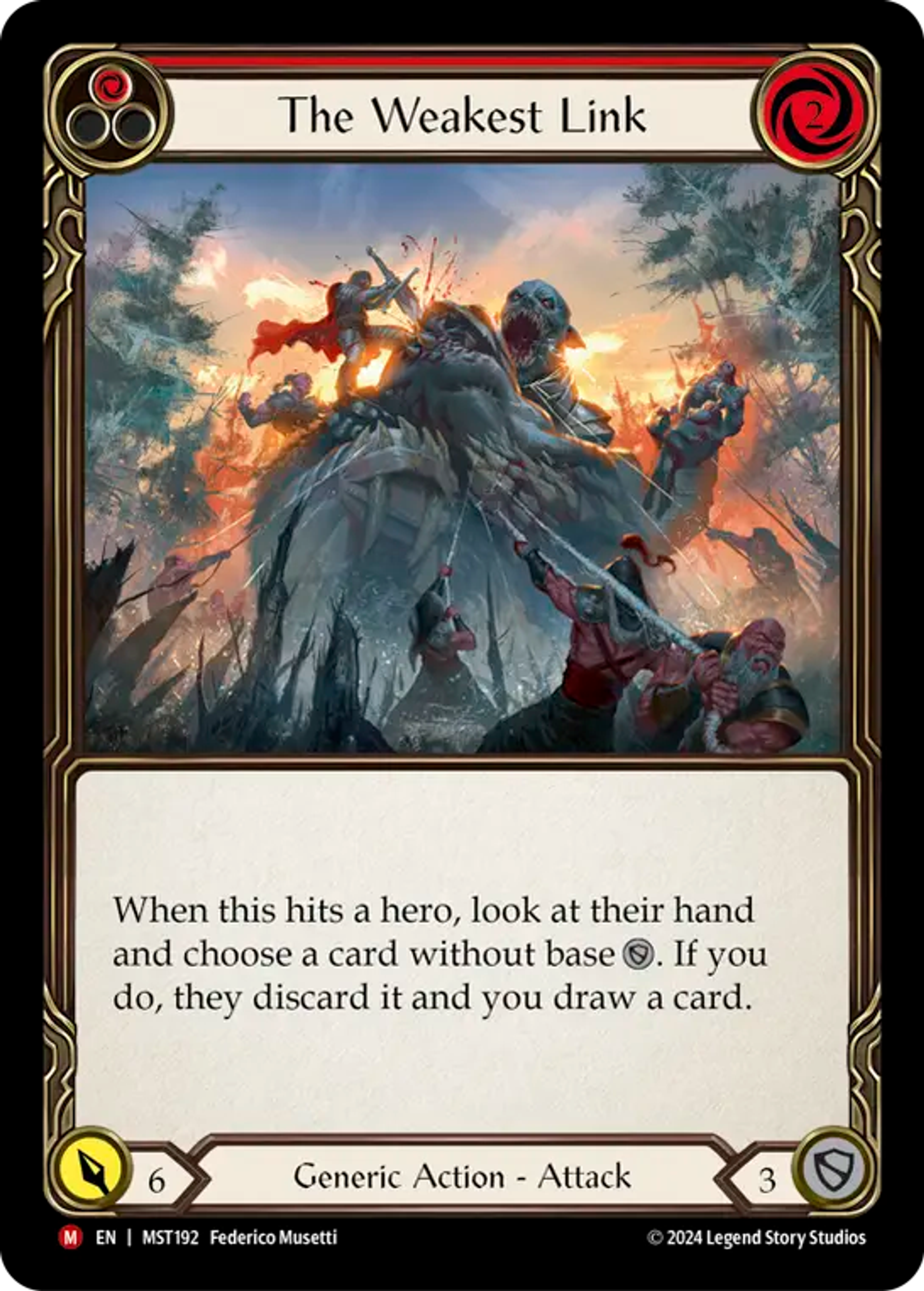 Le maillon faible — Part the Mistveil — Flesh and Blood