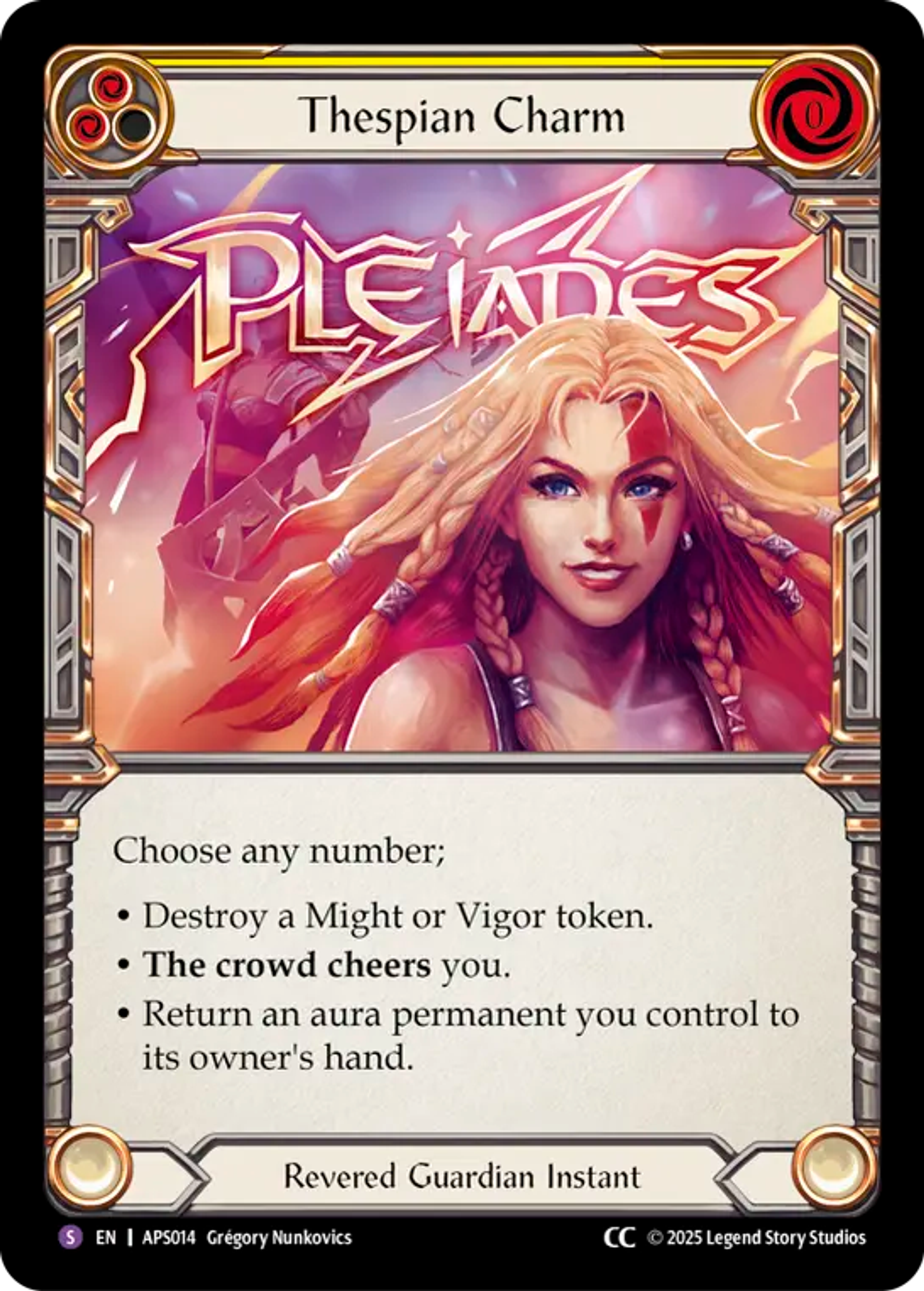 Thespian Charm — Armory Deck - Pleiades, Superstar — Flesh and Blood