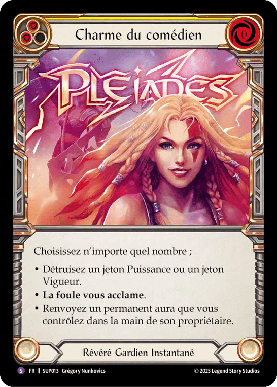 Charme du comédien — Super Slam — Flesh and Blood