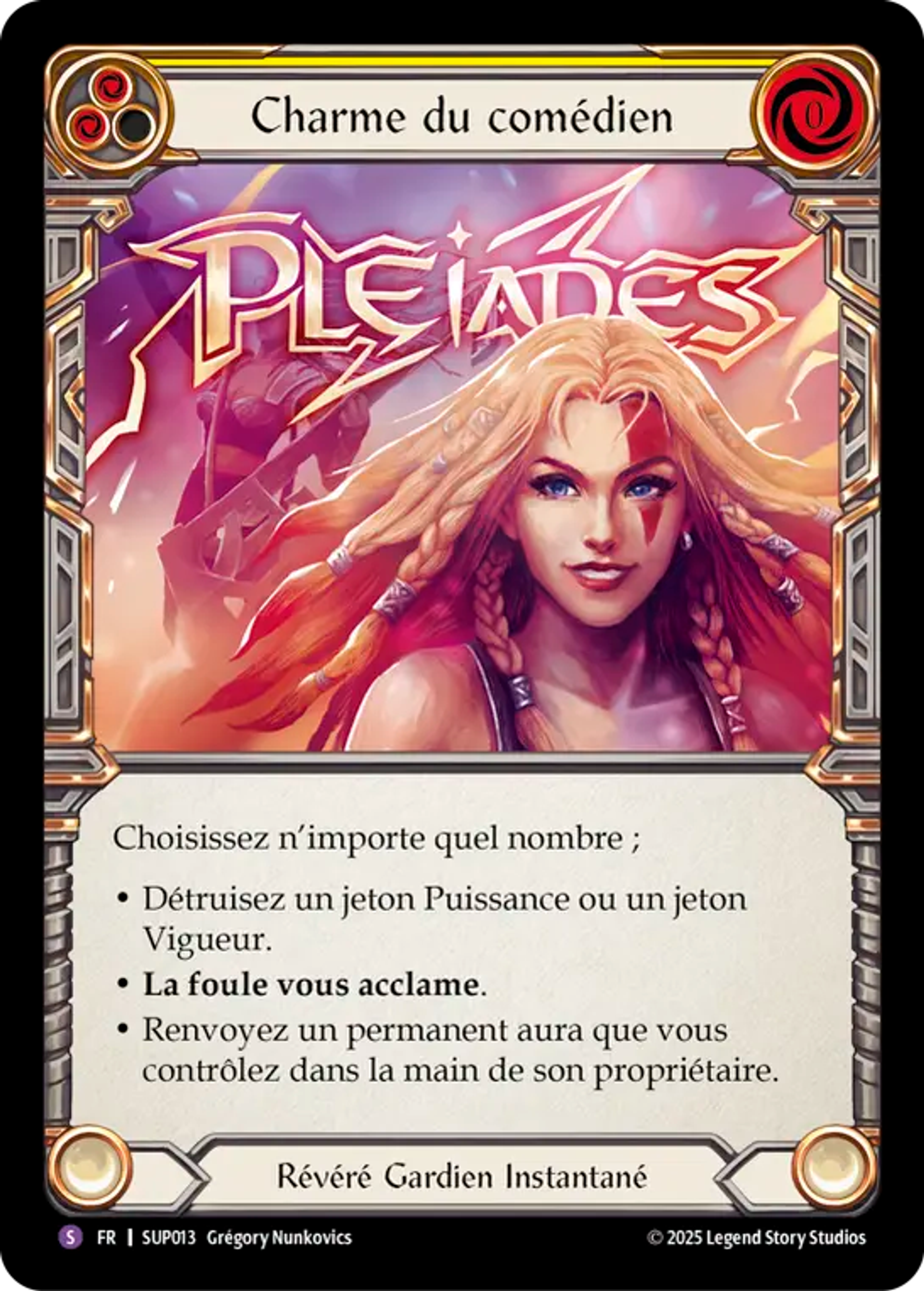 Charme du comédien — Super Slam — Flesh and Blood