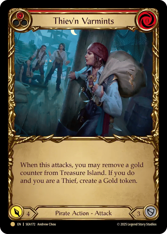 Thiev'n Varmints (Red) — High Seas - Treasure Pack — Flesh and Blood