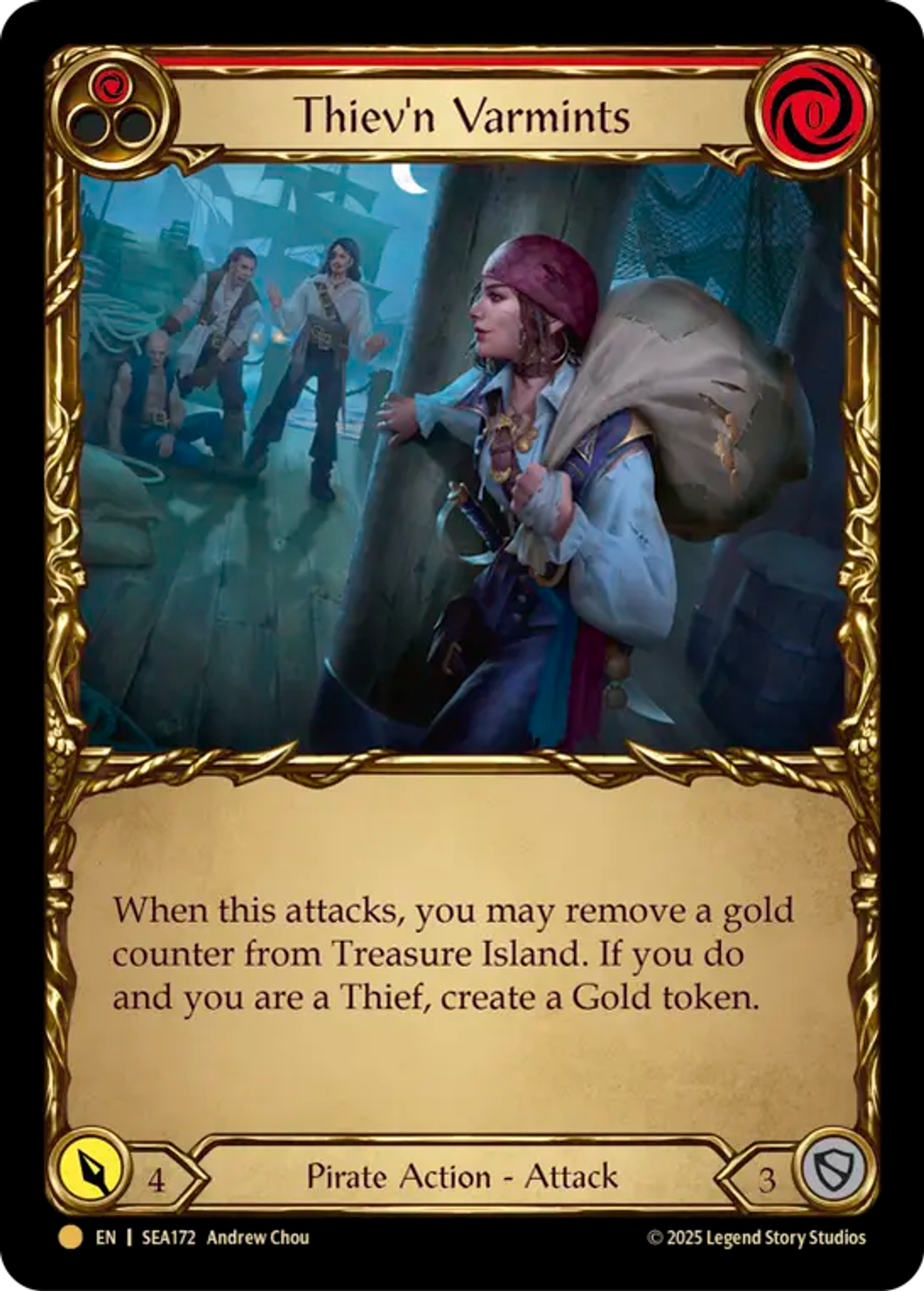 Thiev'n Varmints (Red) — High Seas - Treasure Pack — Flesh and Blood