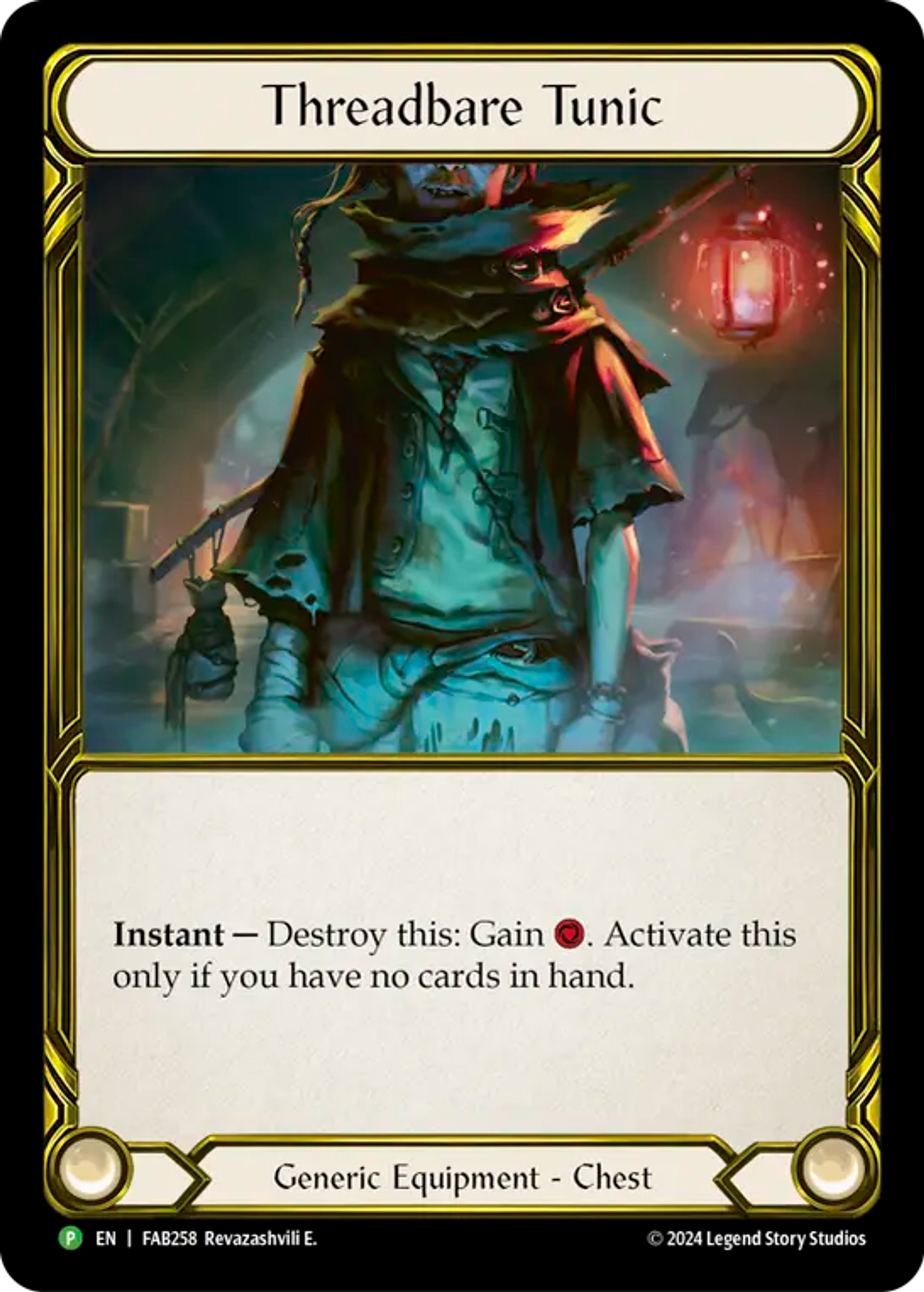 Threadbare Tunic — Flesh and Blood: Promo Cards — Flesh and Blood
