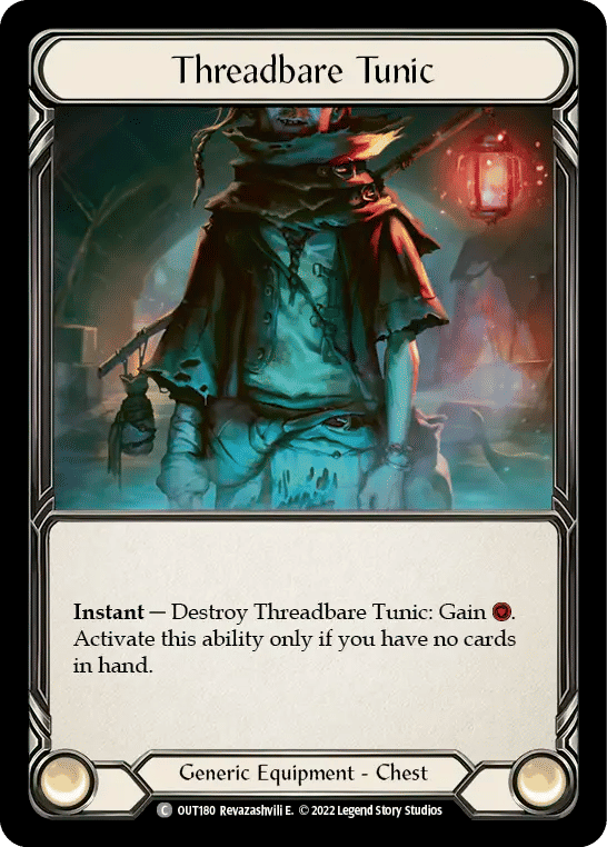 Threadbare Tunic — Outsiders — Flesh and Blood