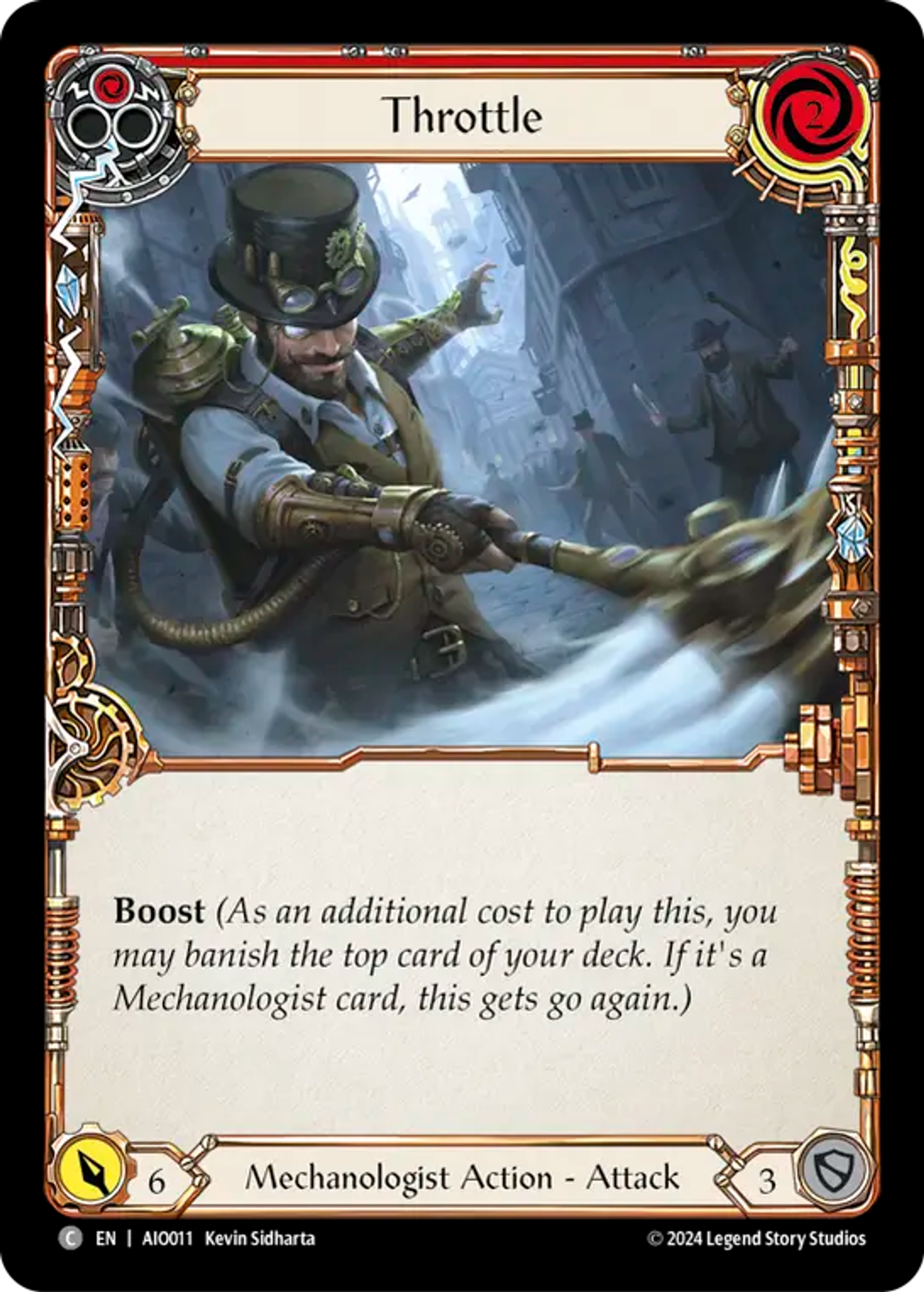 Throttle (Red) — Armory Deck - Dash I/O — Flesh and Blood