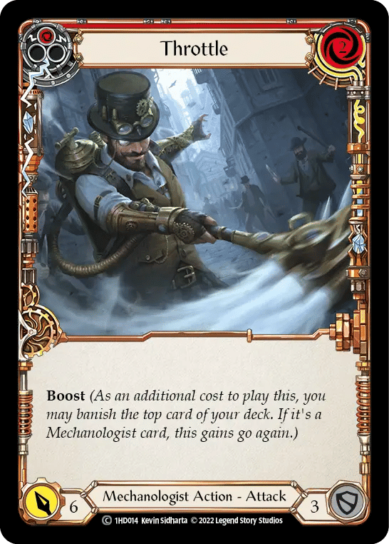 Throttle (Red) — Dash - Blitz Deck — Flesh and Blood