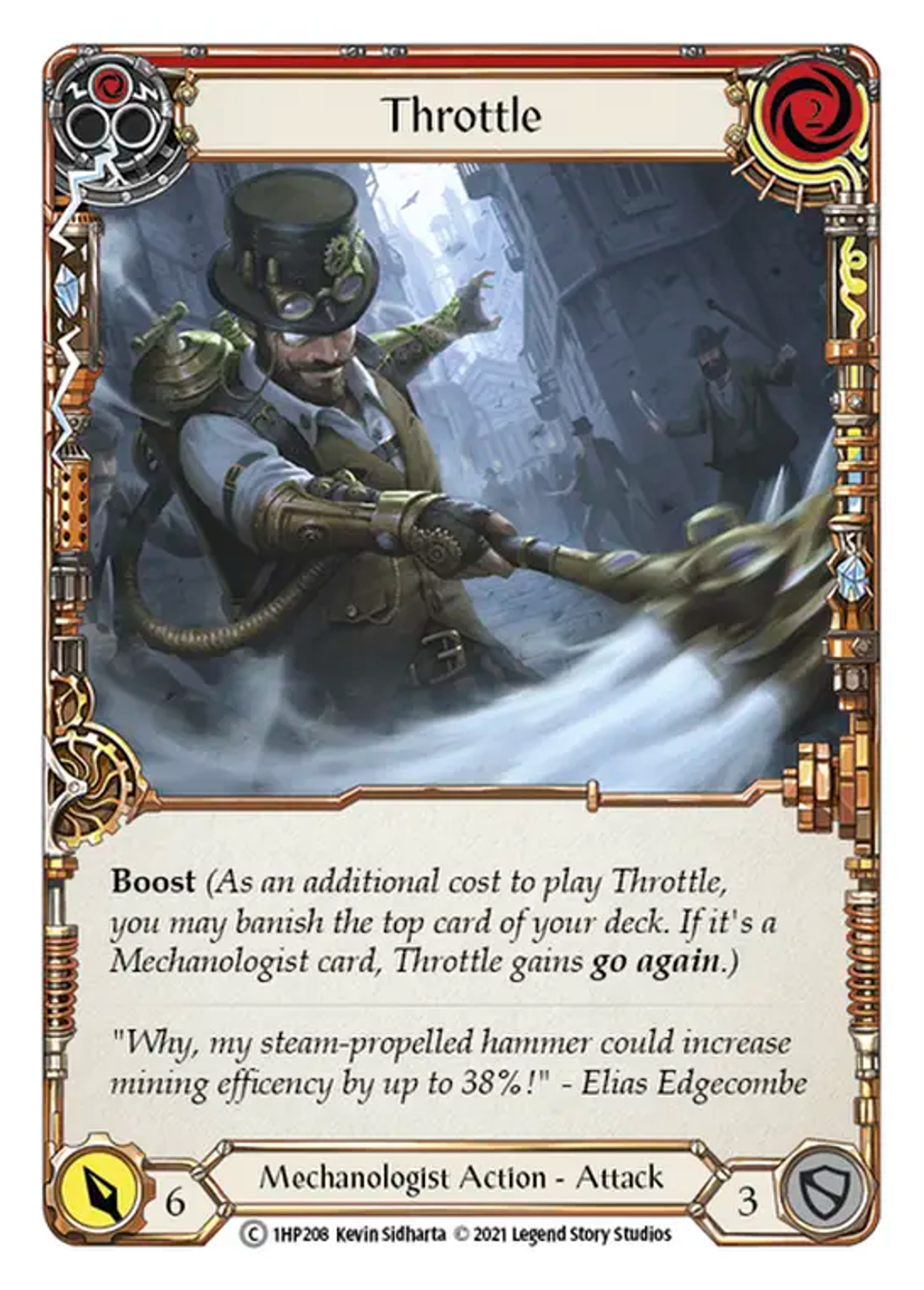 Throttle (Red) — History Pack 1 — Flesh and Blood