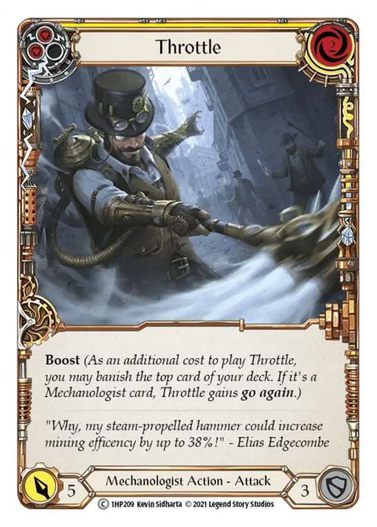 Throttle (Yellow) — History Pack 1 — Flesh and Blood