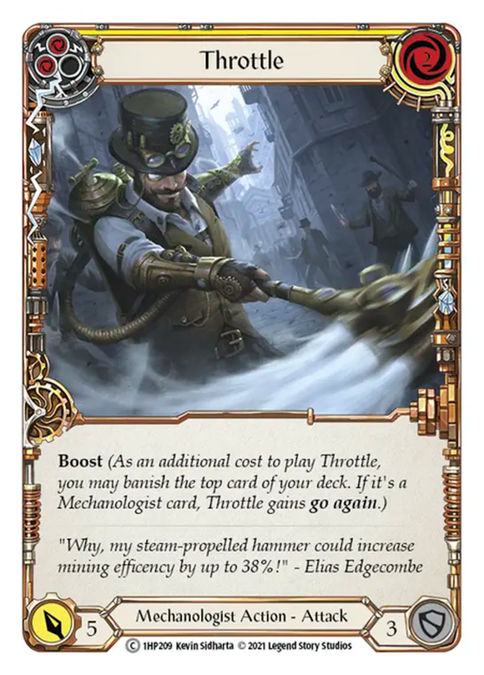 Throttle (Yellow) — History Pack 1 — Flesh and Blood