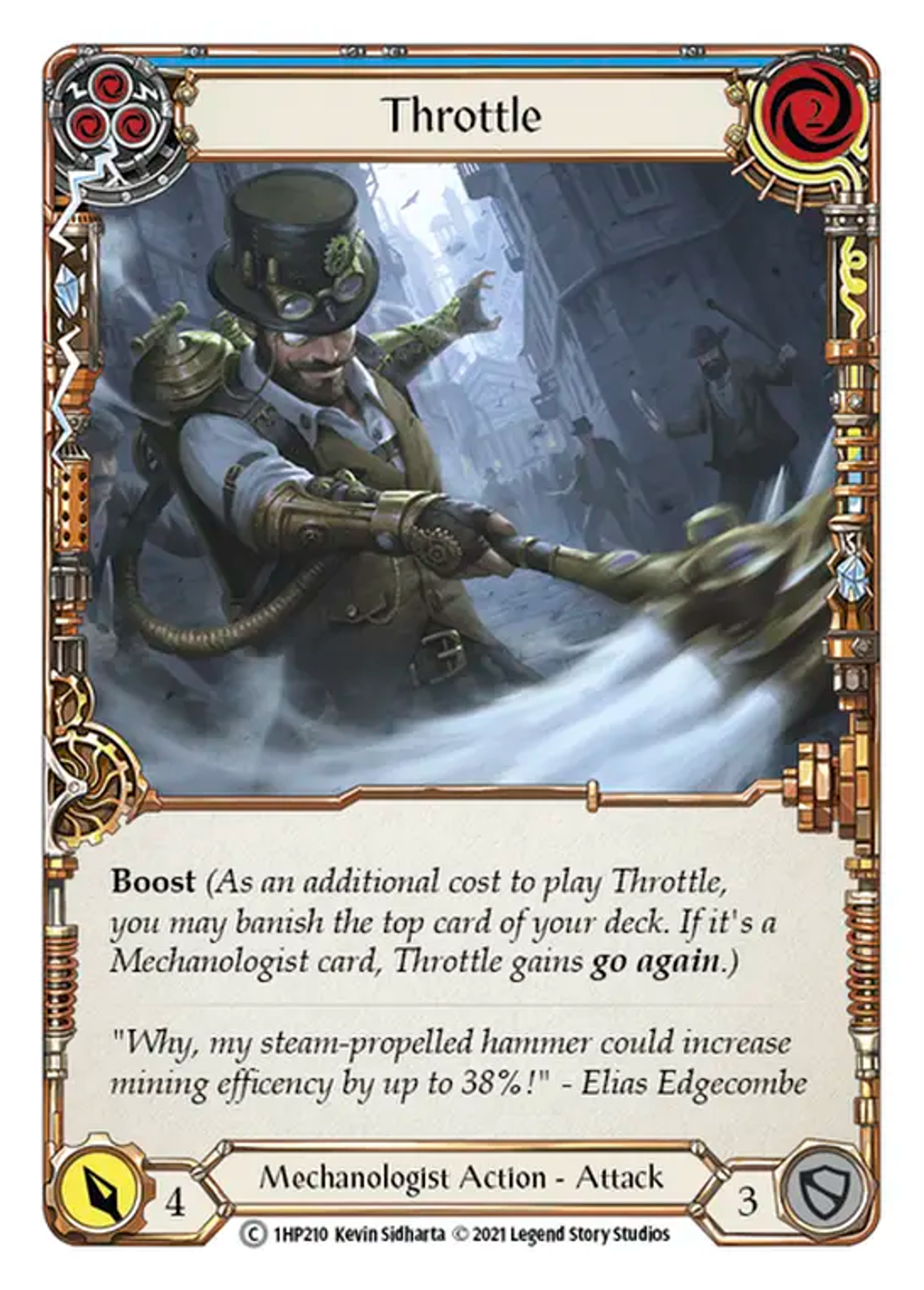 Throttle (Blue) — History Pack 1 — Flesh and Blood