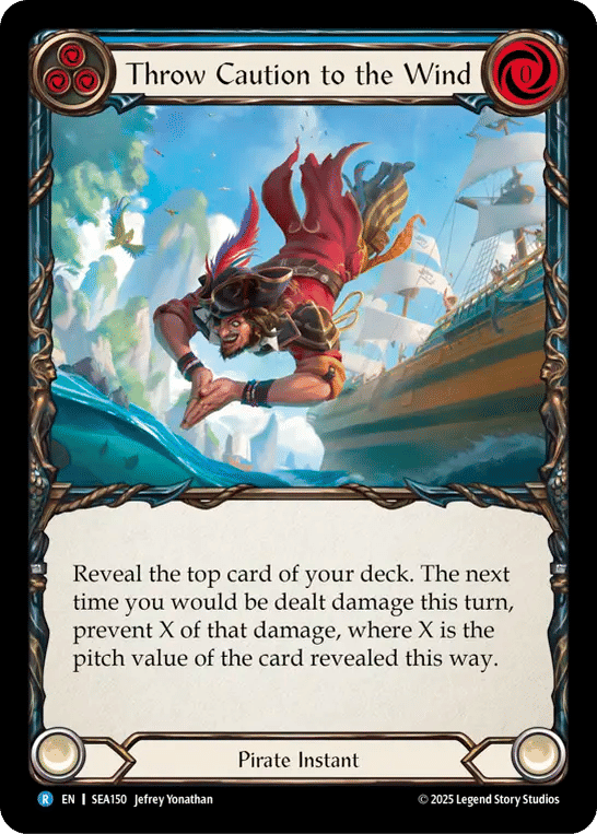 Throw Caution to the Wind (Blue) — High Seas — Flesh and Blood