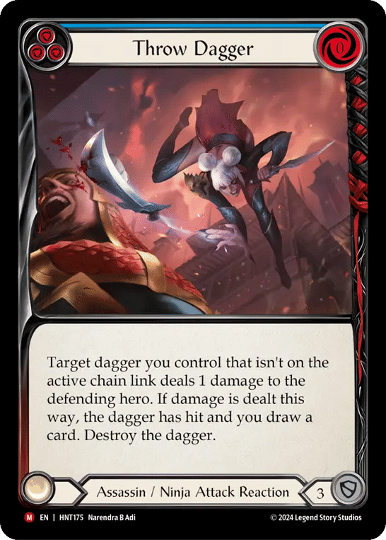 Throw Dagger — The Hunted — Flesh and Blood