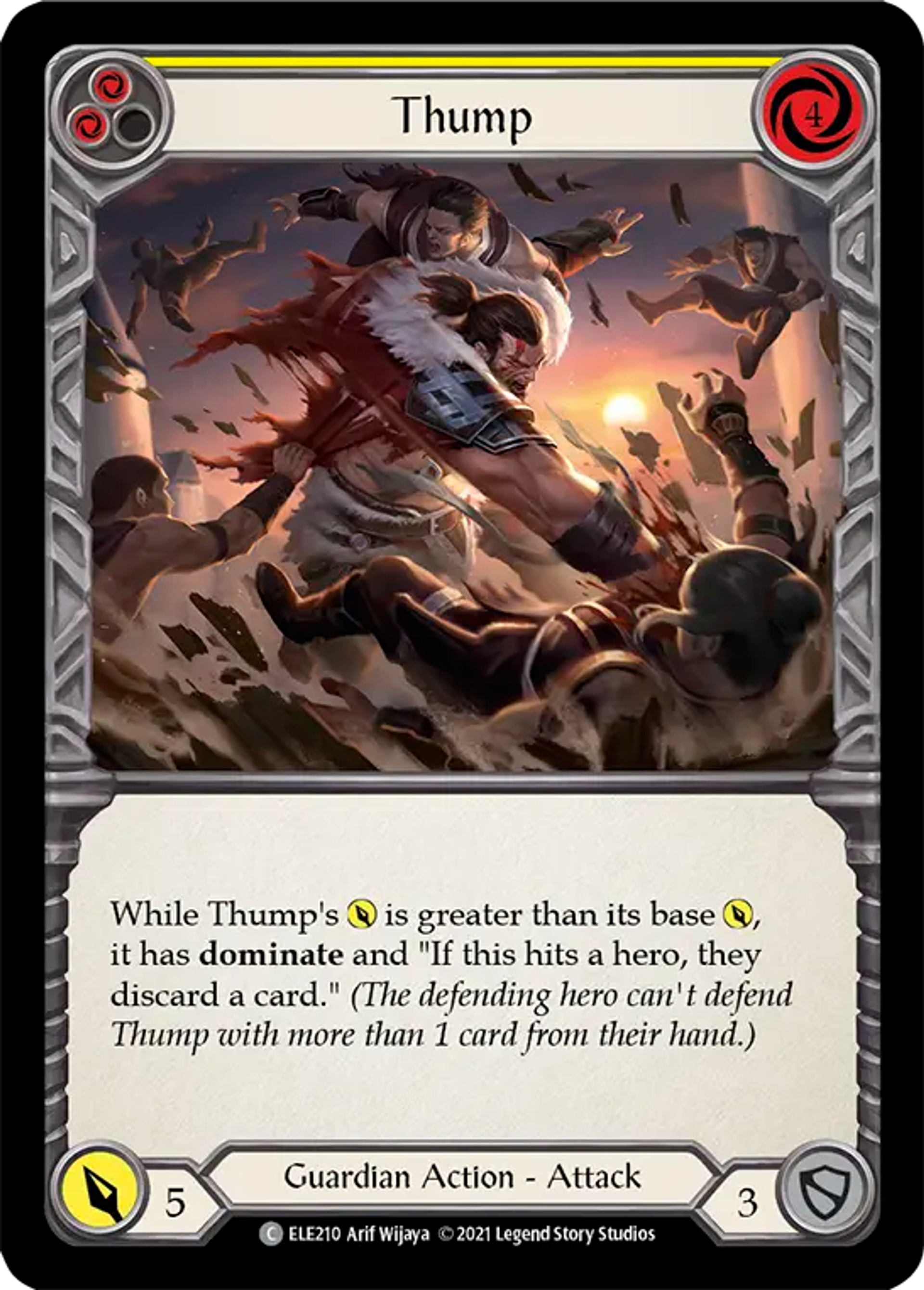 Thump (Yellow) — Tales of Aria — Flesh and Blood