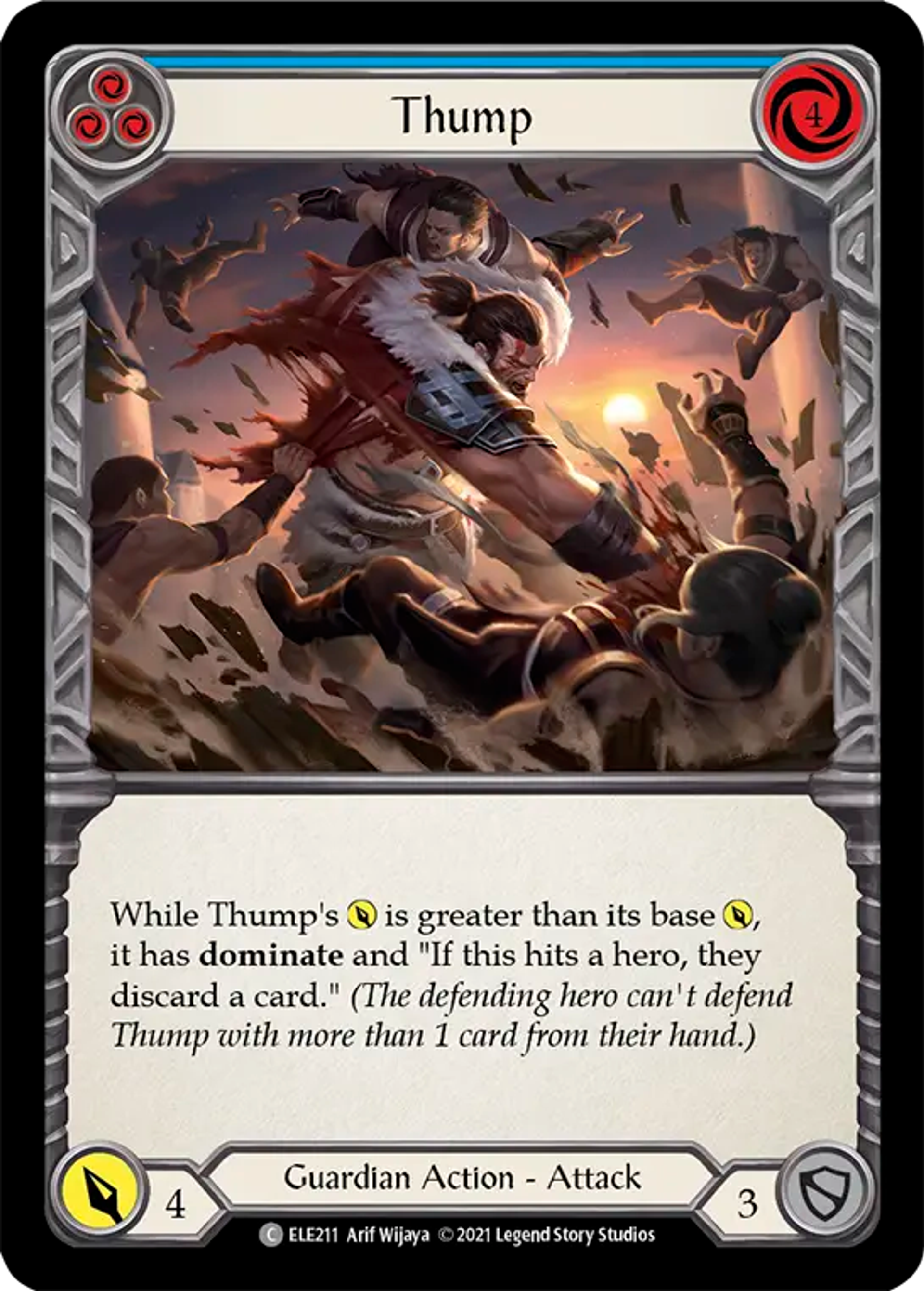 Thump (Blue) — Tales of Aria — Flesh and Blood