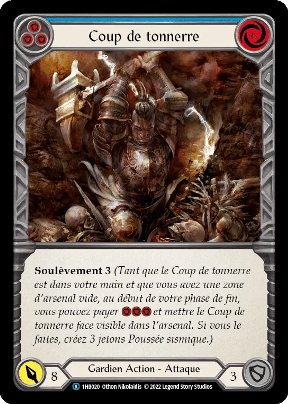 Coup de tonnerre from Bravo - Blitz Deck - Flesh and Blood
