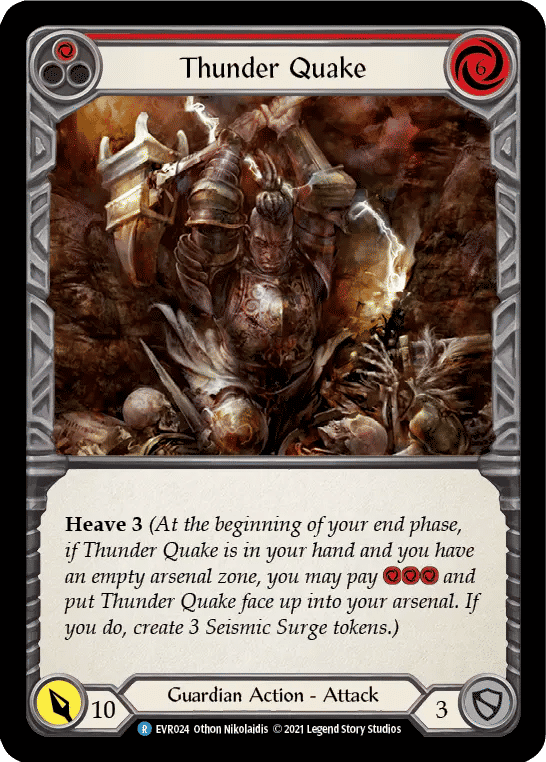 Thunder Quake (Red) — Everfest — Flesh and Blood