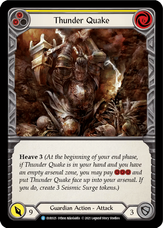 Thunder Quake (Yellow) — Everfest — Flesh and Blood