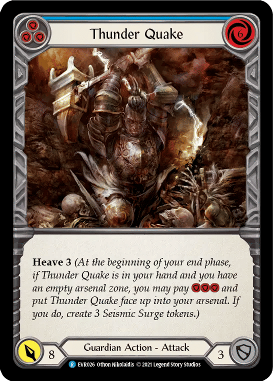 Thunder Quake (Blue) — Everfest — Flesh and Blood