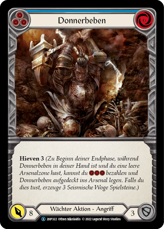 Thunder Quake (Blue) — History Pack 2 - Black Label — Flesh and Blood