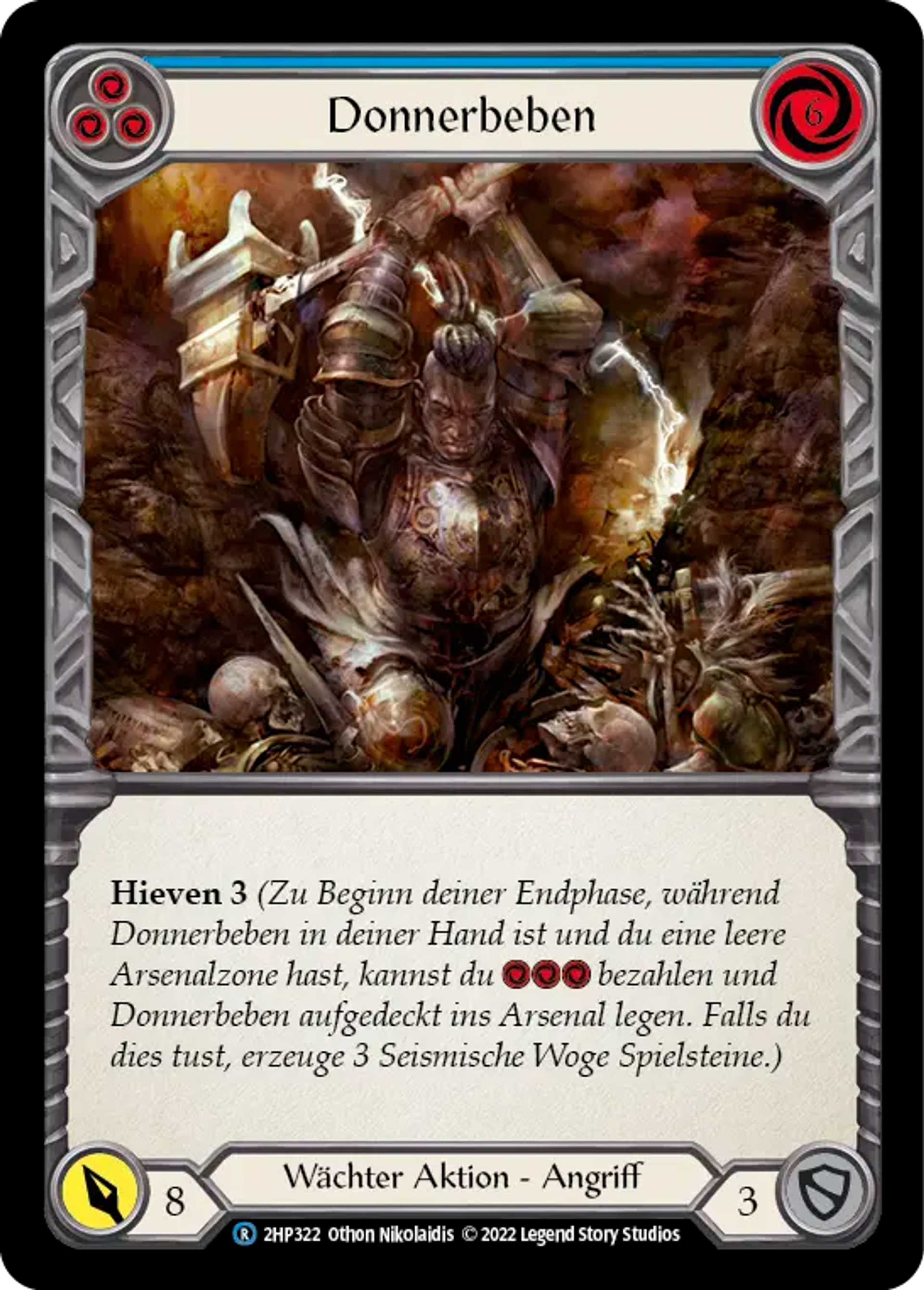 Thunder Quake (Blue) — History Pack 2 - Black Label — Flesh and Blood