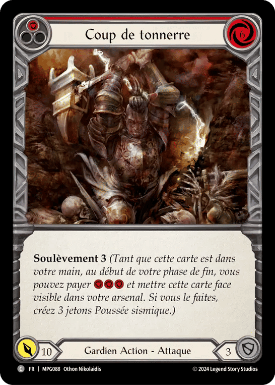 Coup de tonnerre — Mastery Pack Guardian — Flesh and Blood