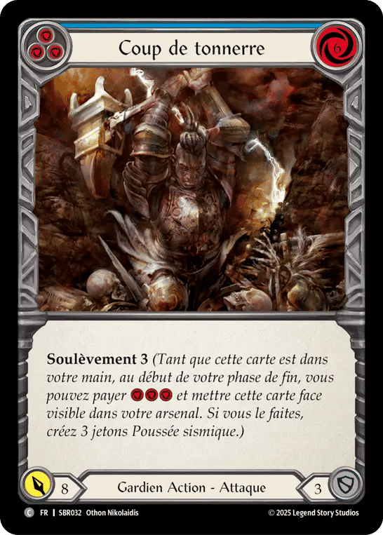Thunder Quake (Blue) — Silver Age Chapter 1 - Bravo, Flattering Showman — Flesh and Blood