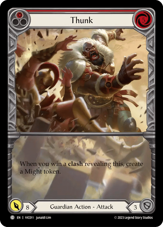 Thunk (Red) — Victor - Heavy Hitters Blitz Deck — Flesh and Blood
