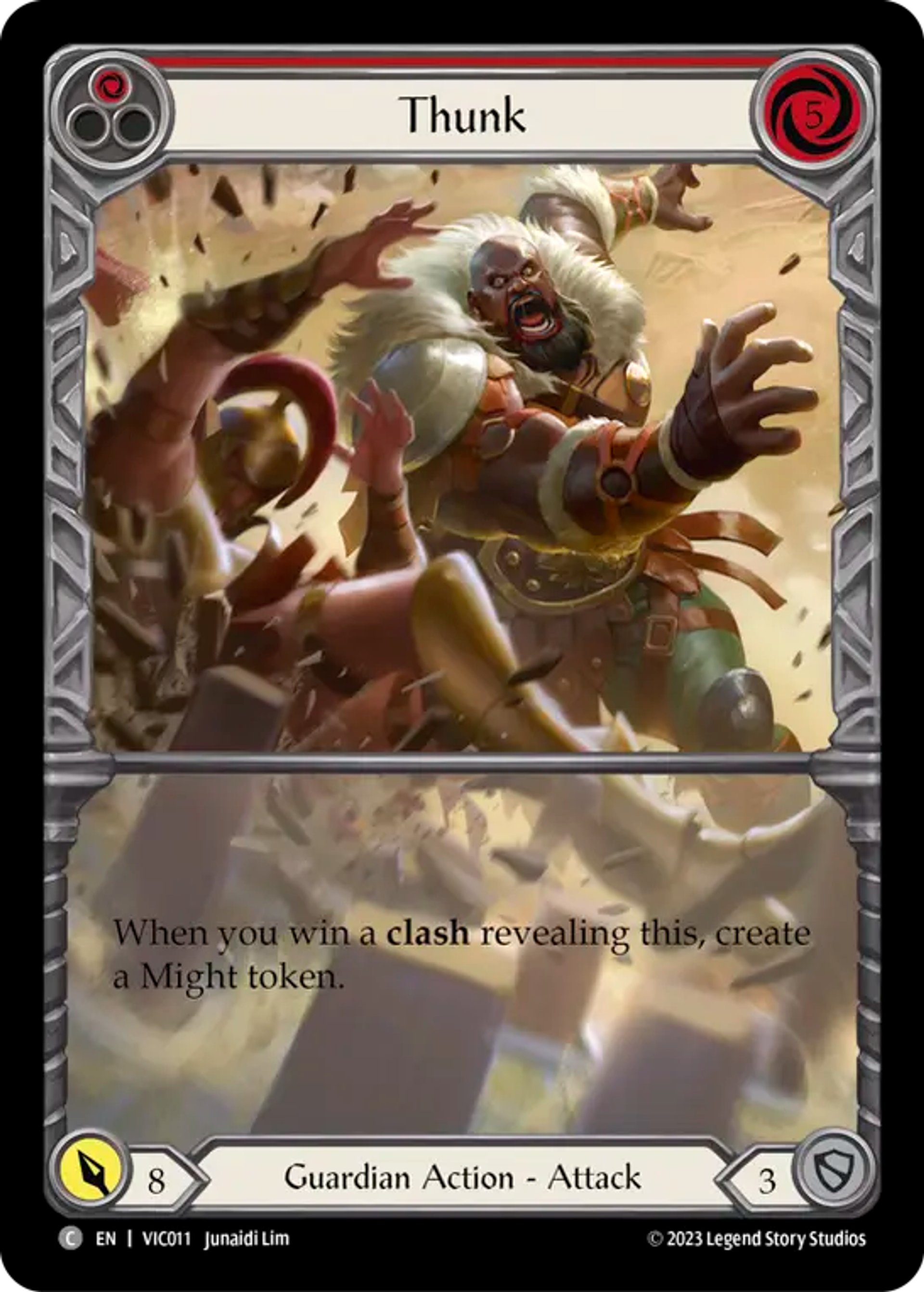 Thunk (Red) — Victor - Heavy Hitters Blitz Deck — Flesh and Blood
