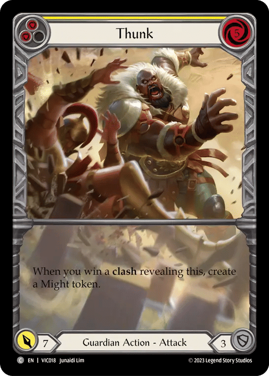 Thunk (Yellow) — Victor - Heavy Hitters Blitz Deck — Flesh and Blood