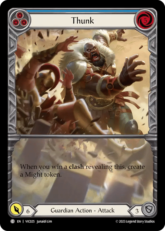 Thunk (Blue) — Victor - Heavy Hitters Blitz Deck — Flesh and Blood