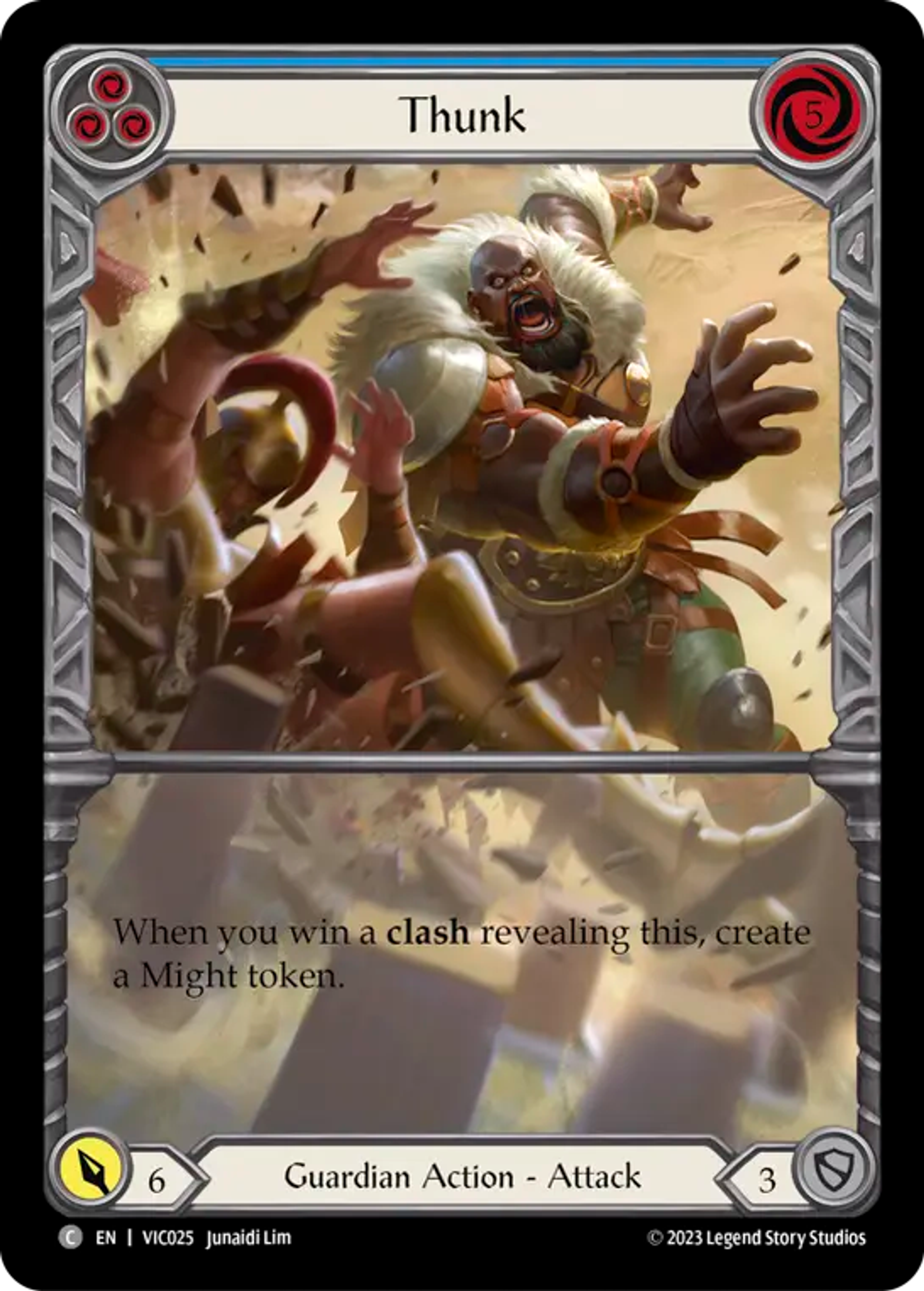 Thunk (Blue) — Victor - Heavy Hitters Blitz Deck — Flesh and Blood