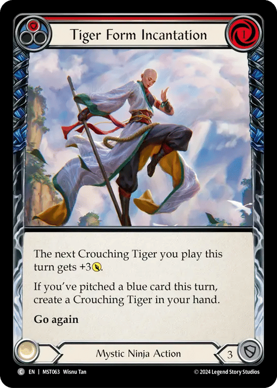 Tiger Form Incantation (Red) — Part the Mistveil — Flesh and Blood