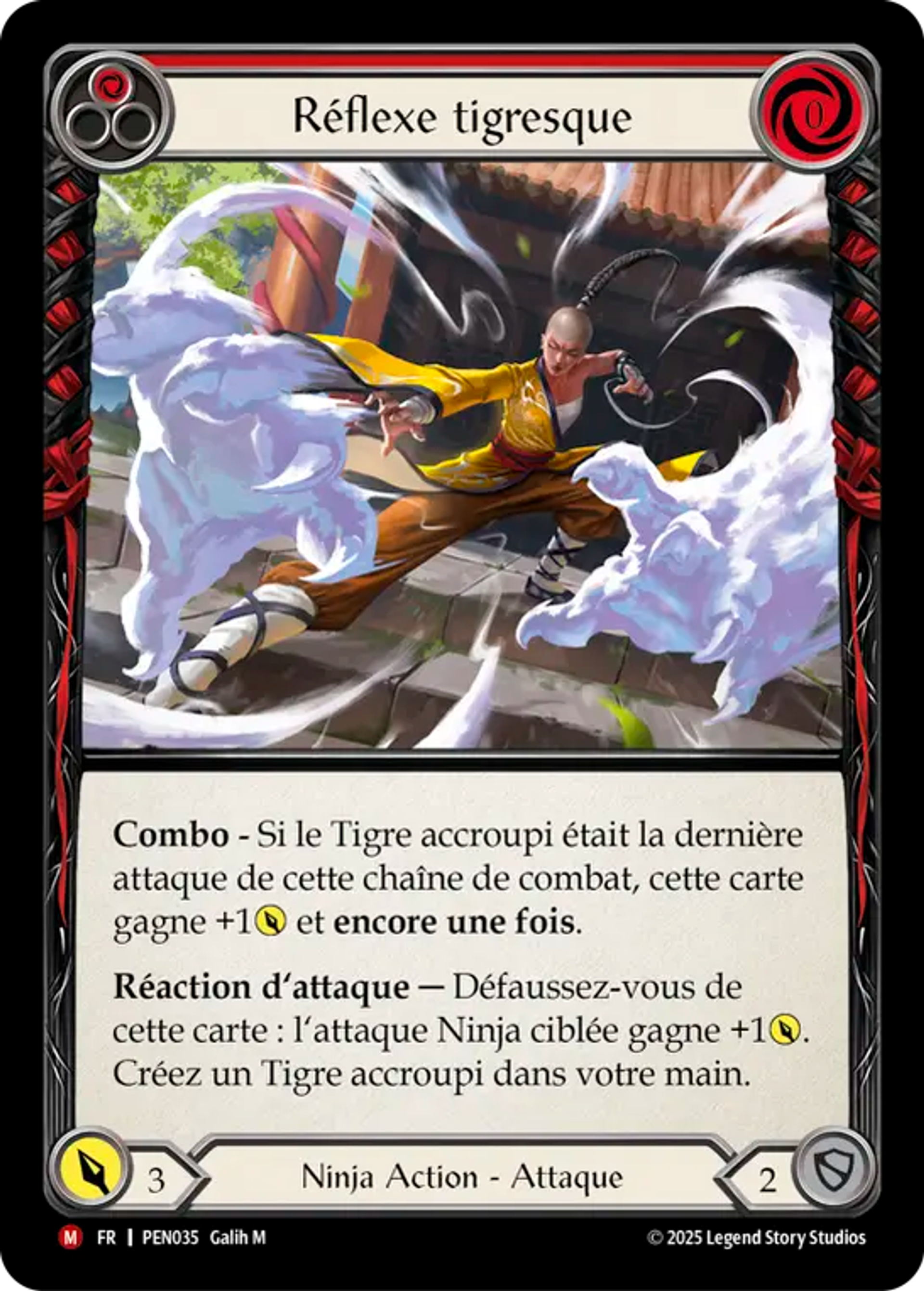 Réflexe tigresque — Compendium of Rathe — Flesh and Blood