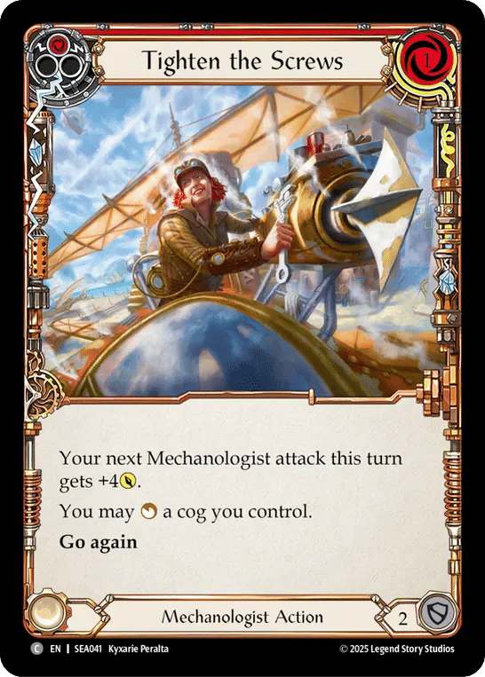 Tighten the Screws (Red) — High Seas — Flesh and Blood