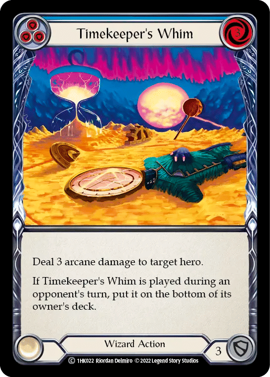 Timekeeper's Whim (Blue) — Kano - Blitz Deck — Flesh and Blood