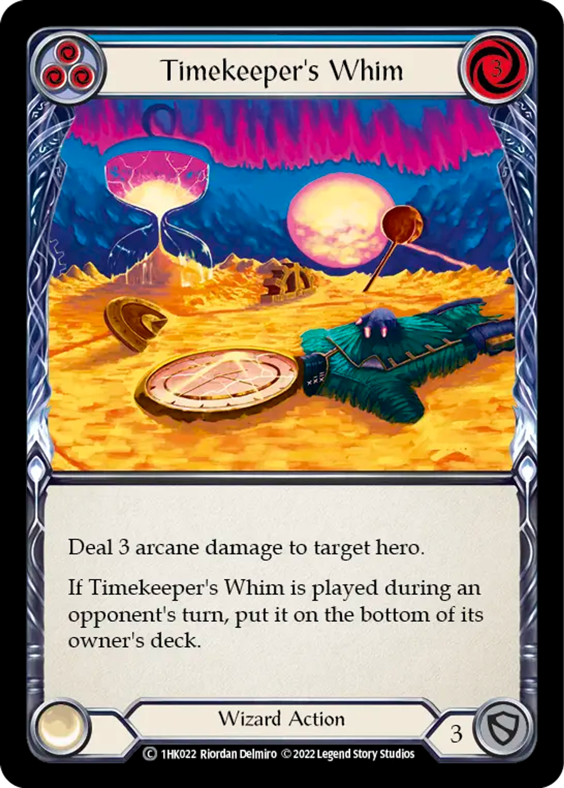 Timekeeper's Whim (Blue) — Kano - Blitz Deck — Flesh and Blood