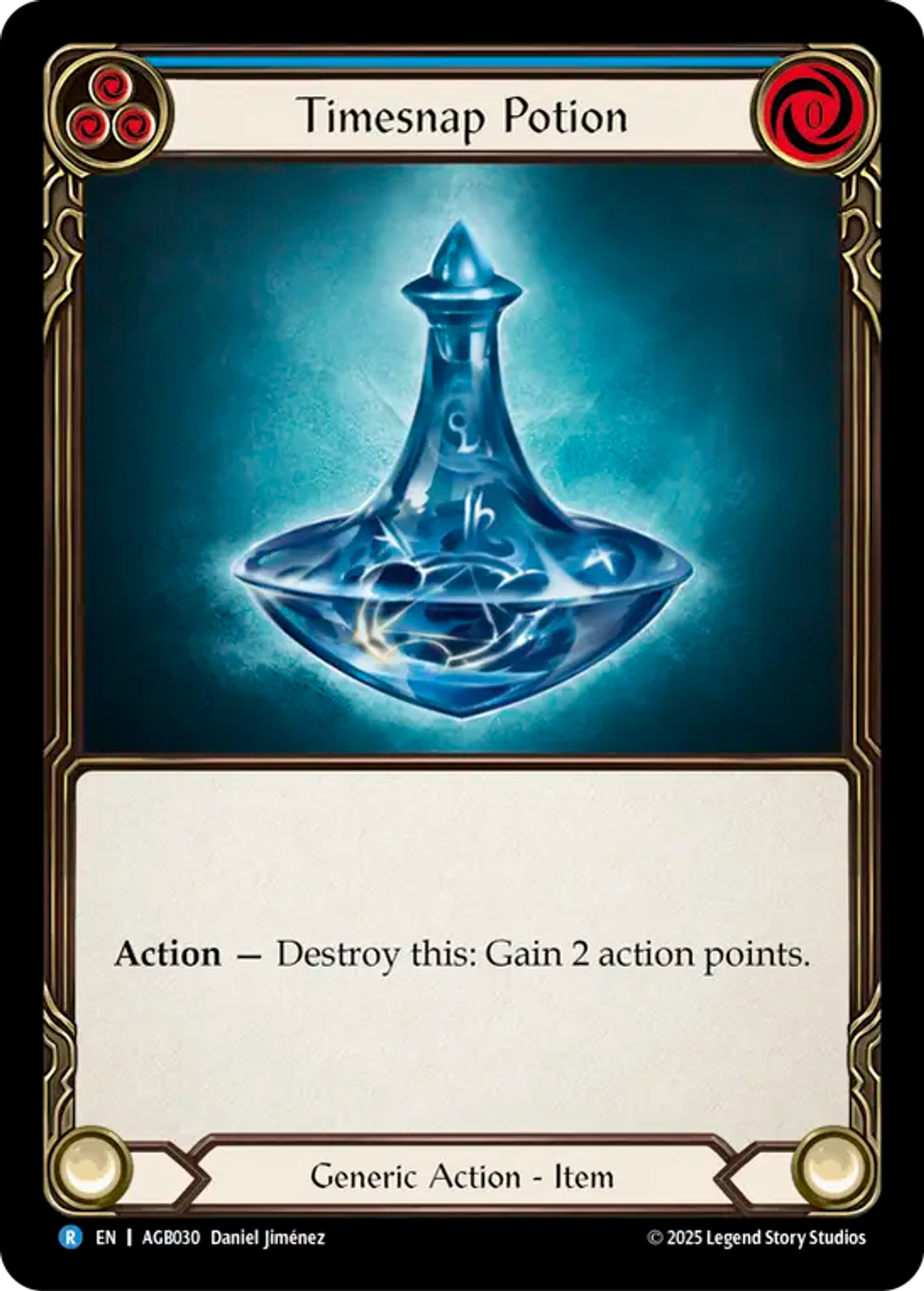 Timesnap Potion (Blue) — Armory Deck - Gravy Bones — Flesh and Blood